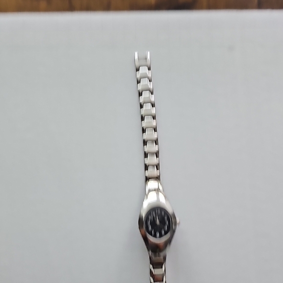 Silver and Black Wristwatch - Picture 4 of 5